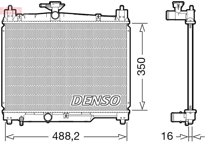 Radiateur Denso DRM50101