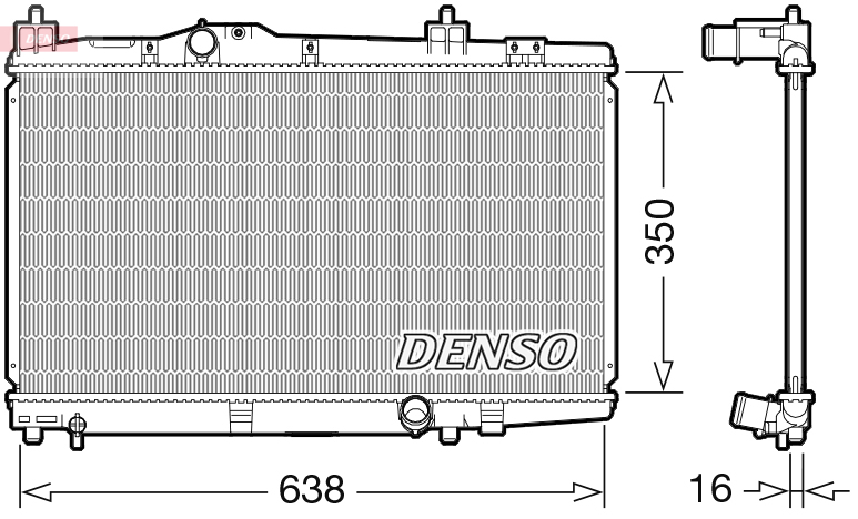Radiateur Denso DRM50105