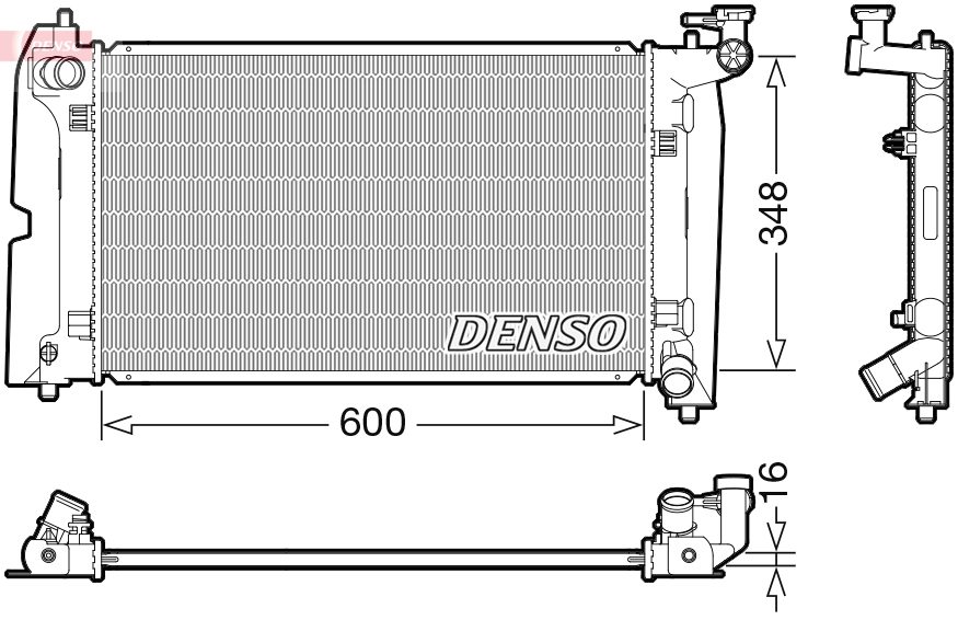 Radiateur Denso DRM50110