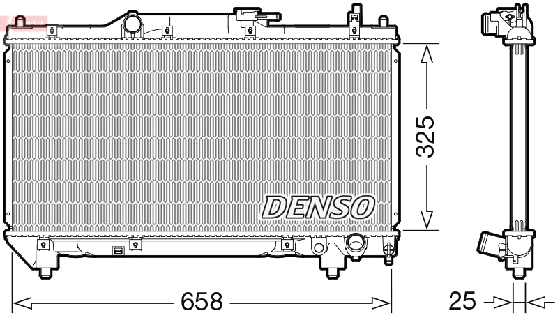 Radiateur Denso DRM50115