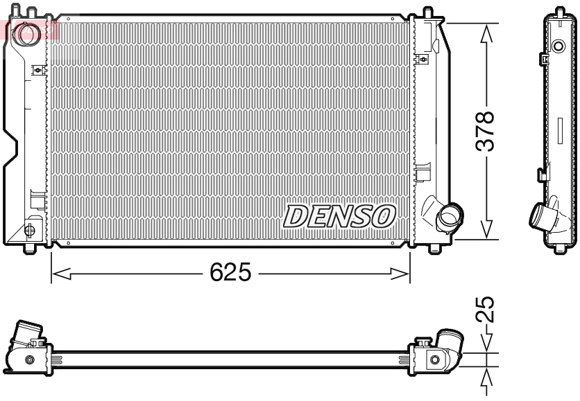 Radiateur Denso DRM50127