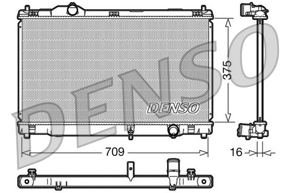 Radiateur Denso DRM51001