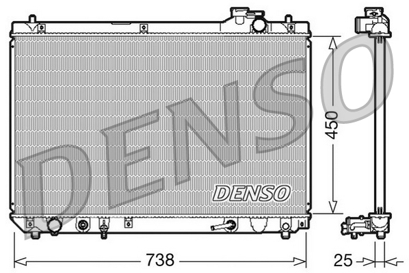 Radiateur Denso DRM51004