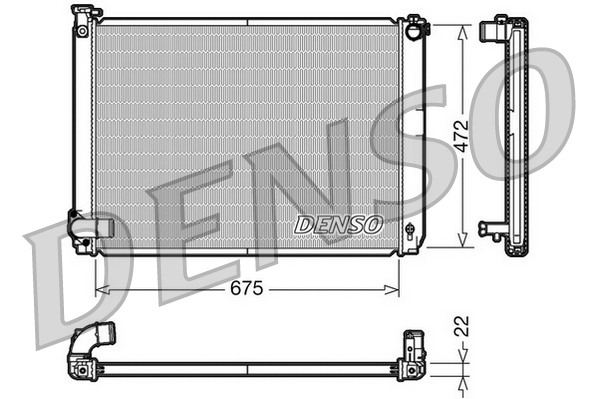 Radiateur Denso DRM51005