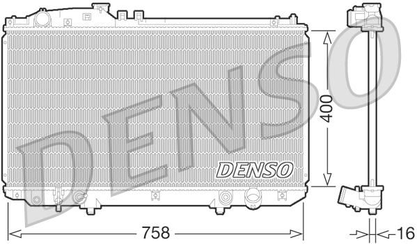 Radiateur Denso DRM51009