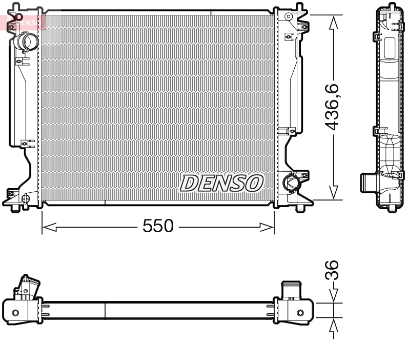 Radiateur Denso DRM51014