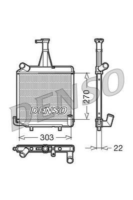 Radiateur Denso DRM99000