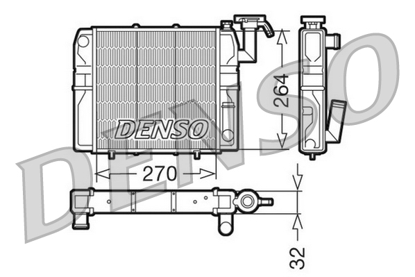 Radiateur Denso DRM99002