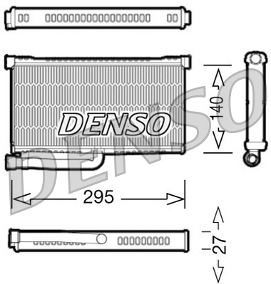 Kachelradiateur Denso DRR02004