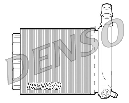 Kachelradiateur Denso DRR07007