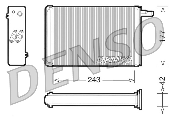 Kachelradiateur Denso DRR09030