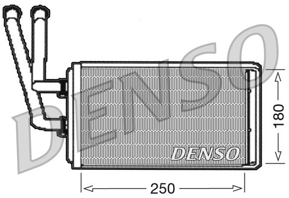 Kachelradiateur Denso DRR09100