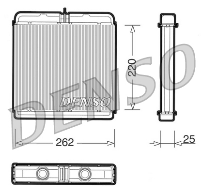 Kachelradiateur Denso DRR12005