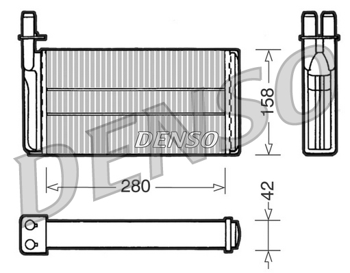 Kachelradiateur Denso DRR25001