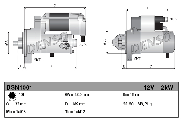 Denso Starter DSN1001