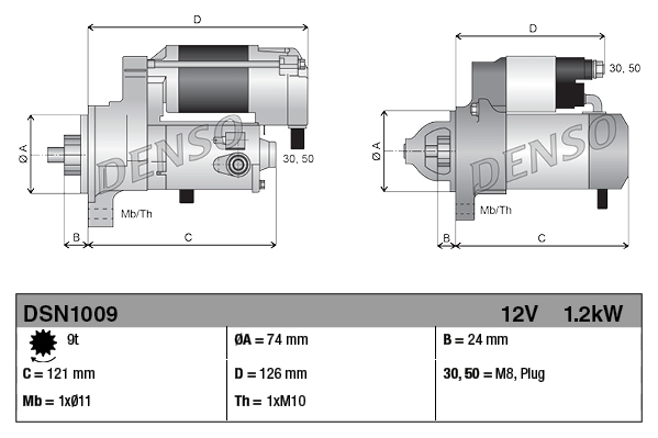 Denso Starter DSN1009