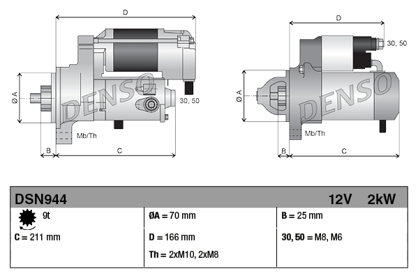 Denso Starter DSN944