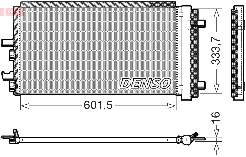 Condensor, airconditioning Denso DCN05110