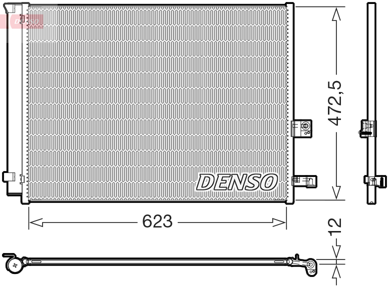 Condensor, airconditioning Denso DCN05112
