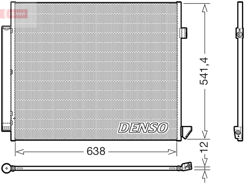 Condensor, airconditioning Denso DCN17066