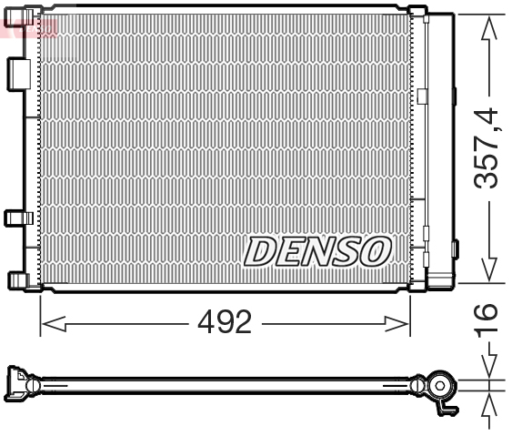 Condensor, airconditioning Denso DCN43020