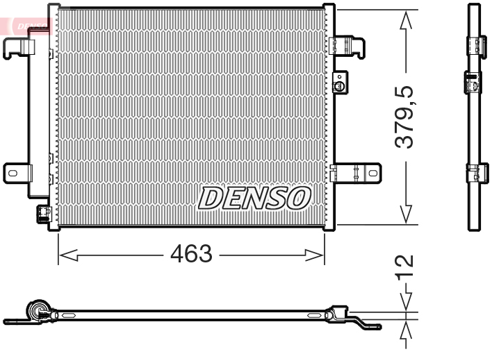 Condensor, airconditioning Denso DCN44020