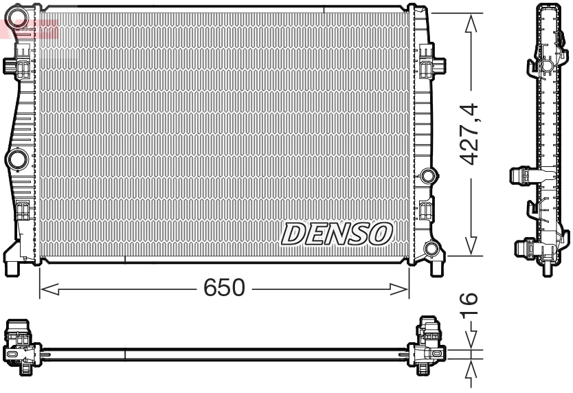 Radiateur Denso DRM32060
