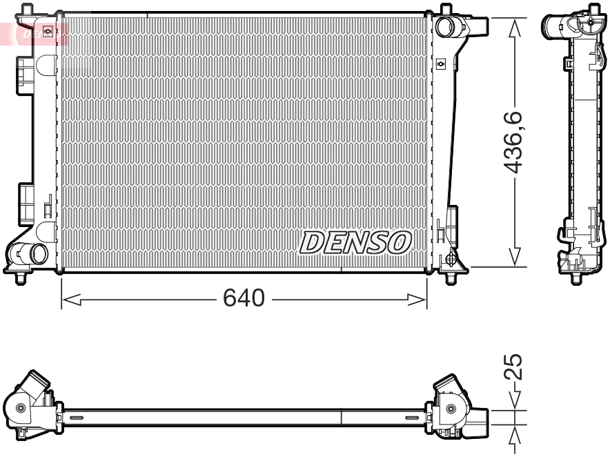 Radiateur Denso DRM43021