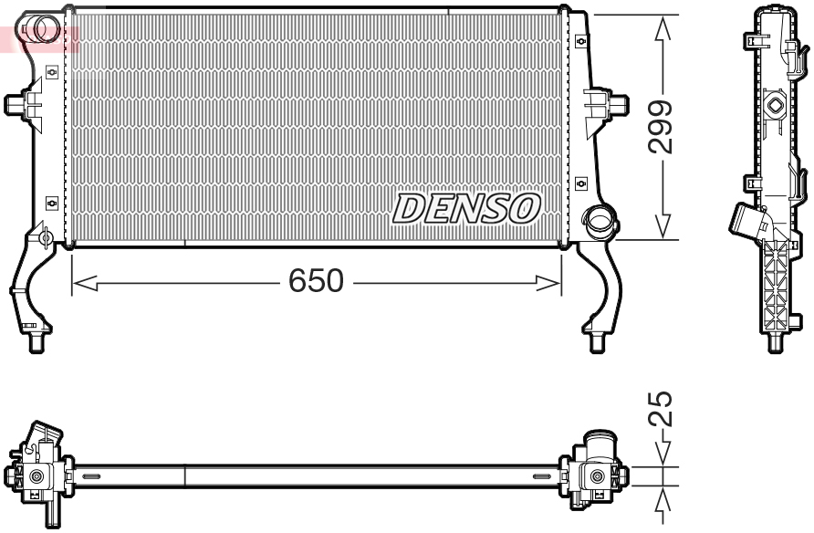 Radiateur Denso DRM43023