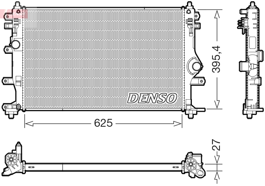 Radiateur Denso DRM50128