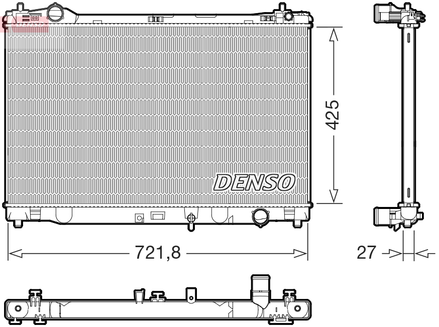 Radiateur Denso DRM50153