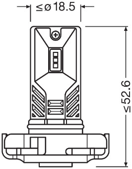 Osram Gloeilamp, parkeer- / begrenzingslicht 2604CW