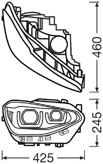 Osram Verstraler LEDHL108-BK