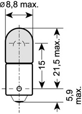 Osram Gloeilamp, interieurverlichting 3886X