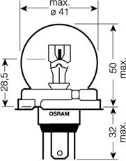 Osram Gloeilamp, verstraler 64199SB