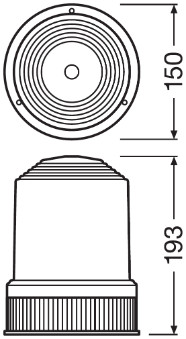 Osram Zwaailicht  RBL101