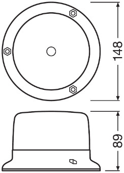 Osram Zwaailicht  RBL102