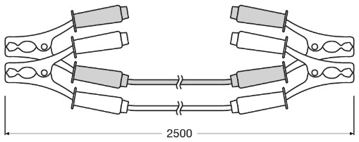 Osram Startkabel OSC060