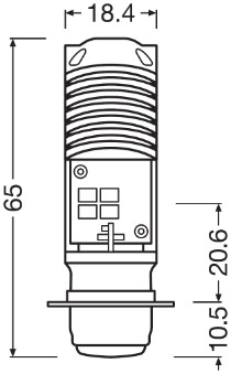 Osram Gloeilamp, verstraler 7335DWESY-01B