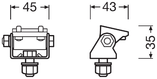 Osram Lamphouder LEDPWLACC101