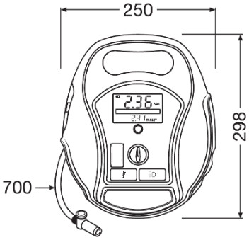 Osram Bandenspanningsmeter/-pomp OTIR6000