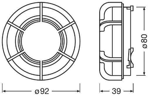 Osram Koplamp glas LEDCAP02