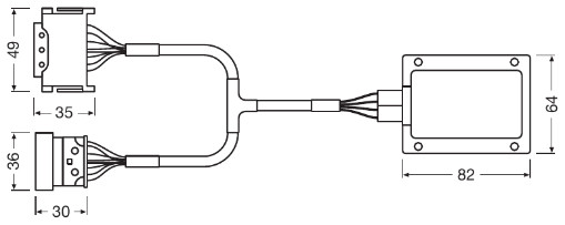 Osram Kabelset LEDSC03-1-2HFB