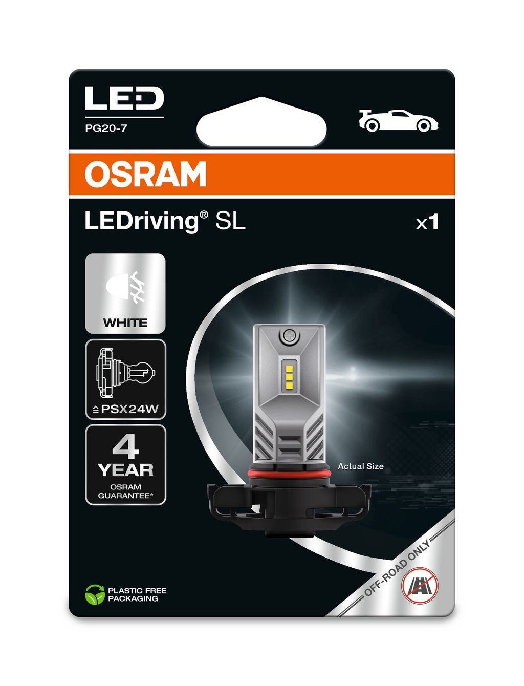 Gloeilamp, knipperlicht Osram 2604DWP-1BL
