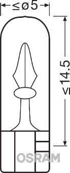 Osram Gloeilamp, instrumentenverlichting 2741