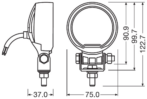 Osram Werklamp LEDWL104-WD