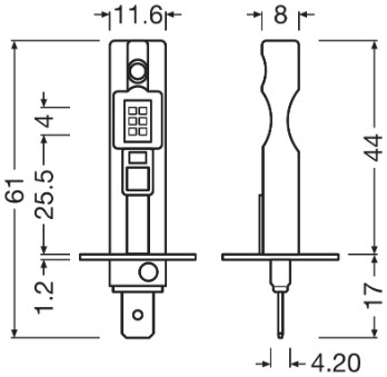 Osram Gloeilamp, verstraler 64150DWESY-HCB