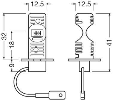 Osram Gloeilamp, verstraler 64151DWESY-HCB