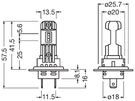 Osram Gloeilamp, verstraler 64210DWESY-HCB