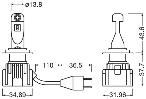 Osram Gloeilamp, verstraler 64210DWINT-2HFB